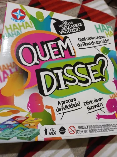 Jogo Quem Disse? (Ler descrição)