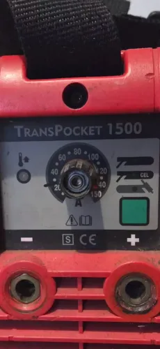Máquina de solda inversor Fronius 150 amperes transpocket