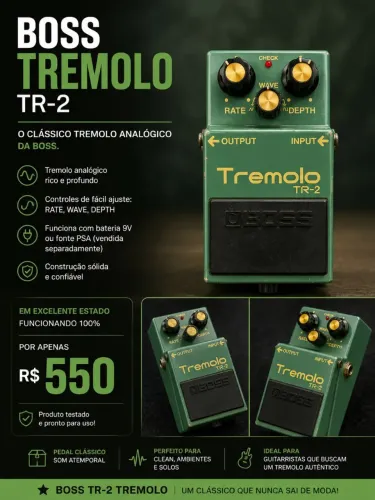 Pedal Boss TR-2