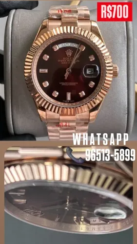 Relógio ROLEX DAY - DATE BRONZE AUTOMÁTICO AAA+