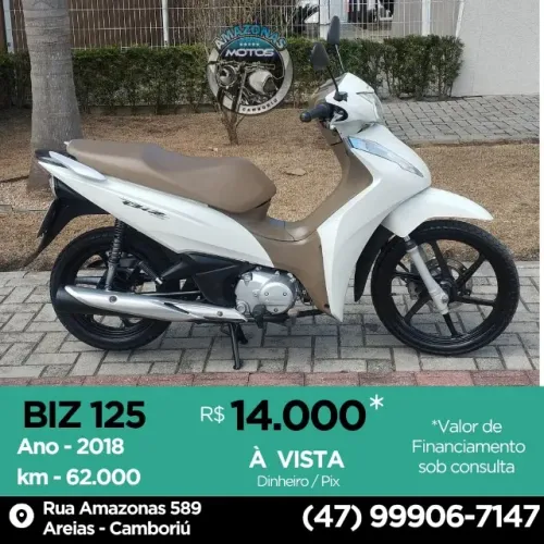 Honda Biz 125 Flex 2018 - No precinho