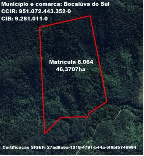 ? Área para Compensação de Reserva Legal no PR - 100% Regularizada Transferência Imediata