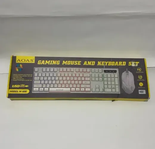 Kit Gamer AOAS M-400 - Teclado e Mouse