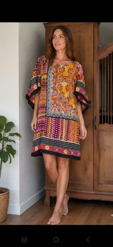 Vestido italiano de seda