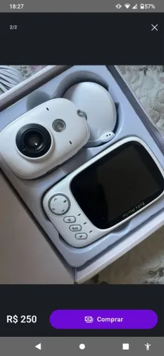 Babá eletrônica nova