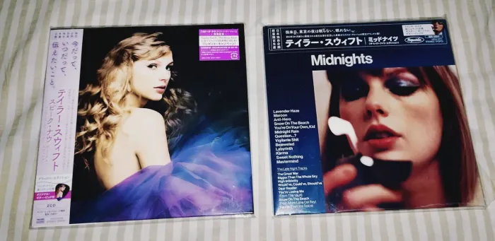 CD Japonês Taylor Swift Midnights e Speak Now Edição Rara