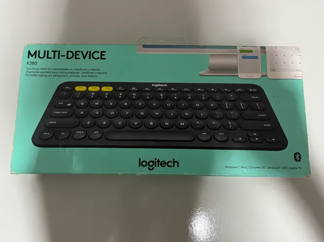Teclado Logitech K380 Bluetooth - Semi Novo (Usado 1x)