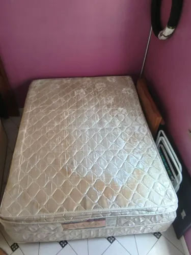 Cama box casal usada 