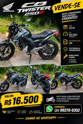 Honda CB Twister/flexone 250cc 2019