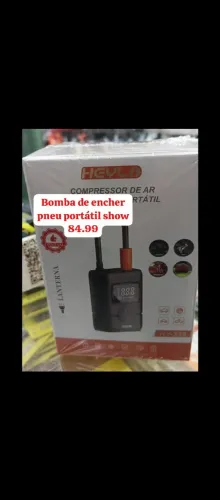 Bomba automática o encher pneu recarrregavel