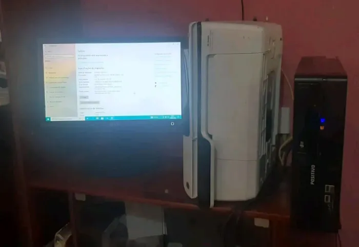 Computador completo com impressora