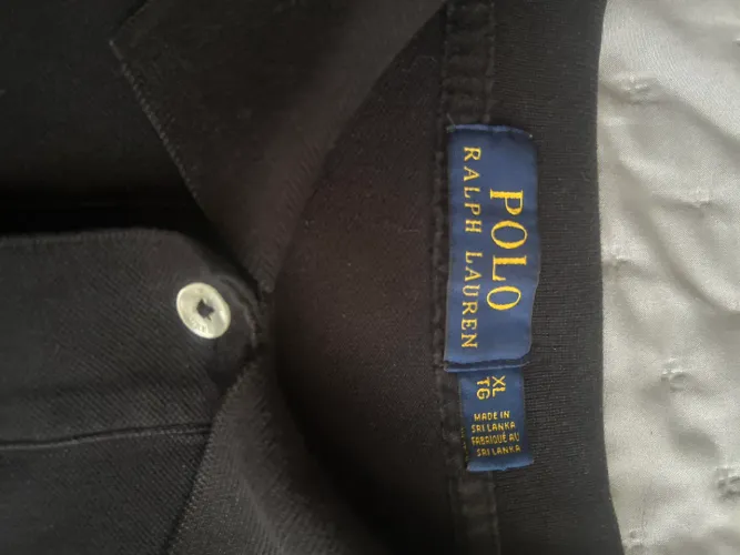 Polo ralph lauren preta XL