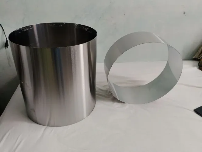Tubo de aço escovado espessura de aproximadamente 1mm
