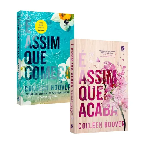 Kit livros É assim que Acaba