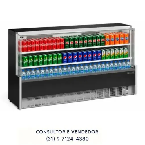 Balcão Refrigerado 1,75 metros 2 Placas Gelopar