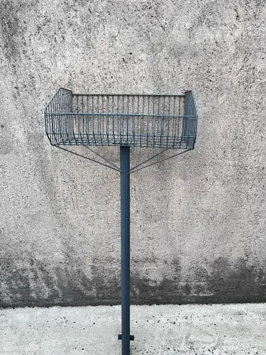 Lixeira externa de chão