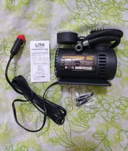 Mini Compressor de Ar Light 12V