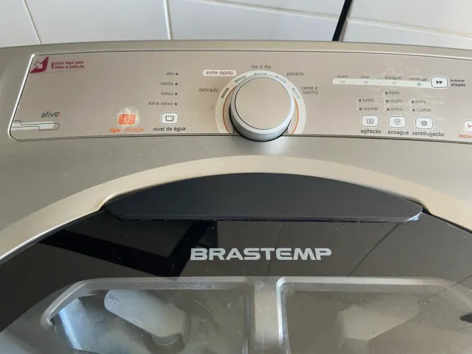 Máquina de lavar Brastemp Inox Ative 11kg 220v
