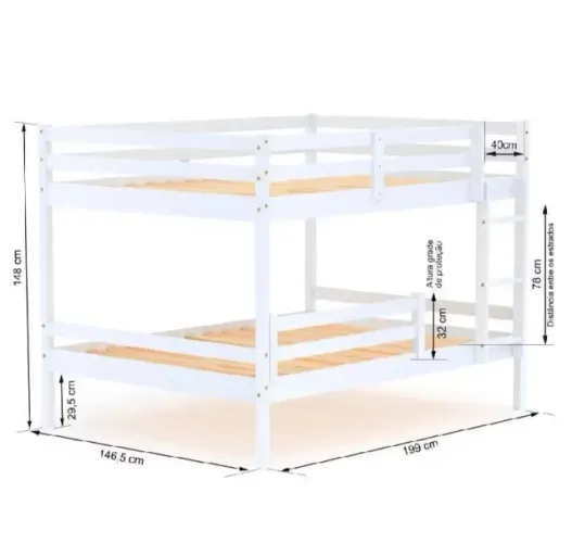 Cama Beliche de Casal
