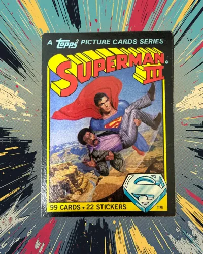 Topps Superman III Cards Vintage Coleção 64 Cartas ORIGINAL ANOS 80