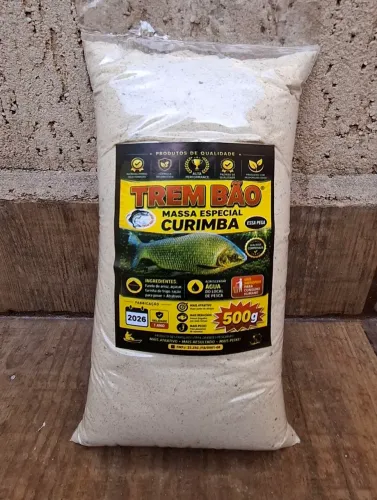 KIT 02 PACOTES MASSA PARA PESCA ESPECIAL CURIMBA - PIAU 500G