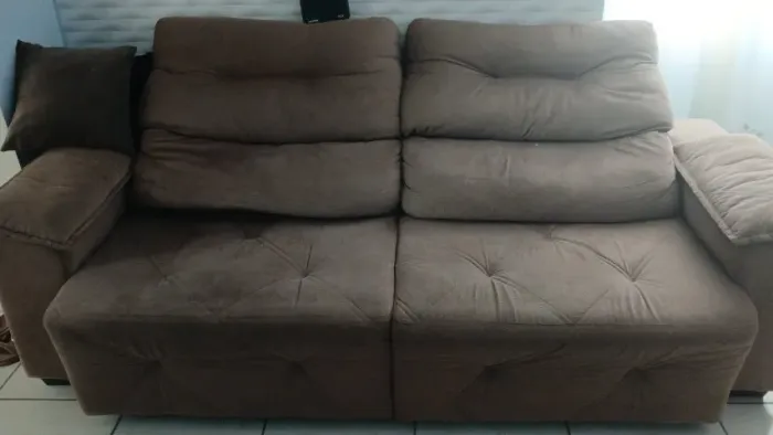 Sofá 2 lugares retrátil