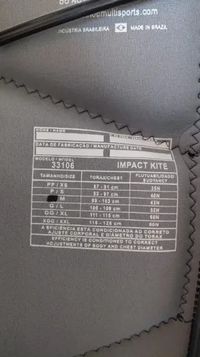 Colete Nob Impact Kite Adulto p/ Kitesurf, Windsurf e Wing
