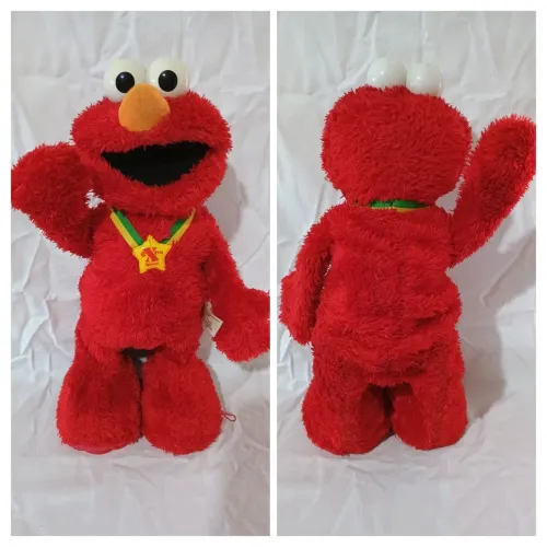 Boneco antigo ELMO 38 cm da marca Mattel - não está funcionando
