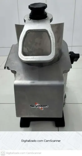 PROCESSADOR DE ALIMENTOS, INOX COM UM DISCO DE CORTE . SKYMSEN MOD PA7 PRO.