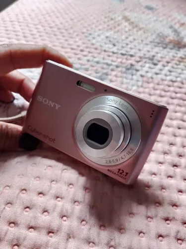Câmera Digital Sony Cyber-shot Rosa Vintage Digicam Y2K Completa