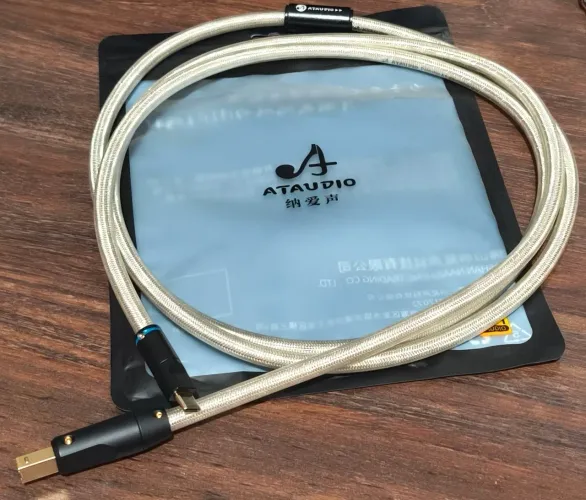 Cabo Hi-Fi USB-B para USB-C Ataudio Polaris Upgraded (2m)