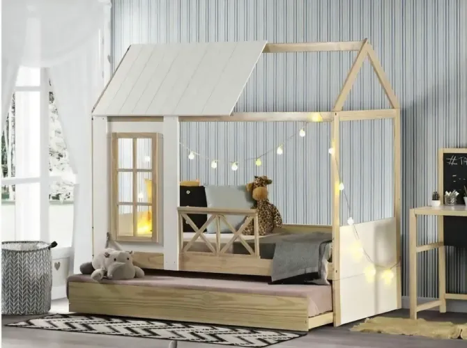 Bicama Infantil Reversível Completa Casinha Garden - Casatema
