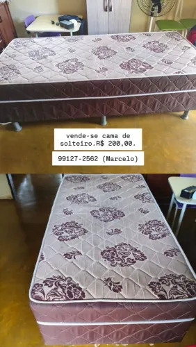 Vende-se cama box de solteiro