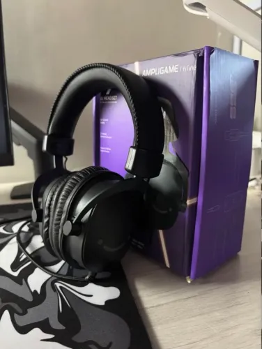Headset H9 AmpliGame ? Som Surround Virtual 7.1, Cancelamento de Ruído e Conexão P3