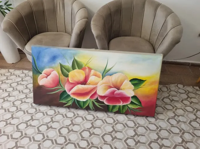 Quadro pintado a mão
