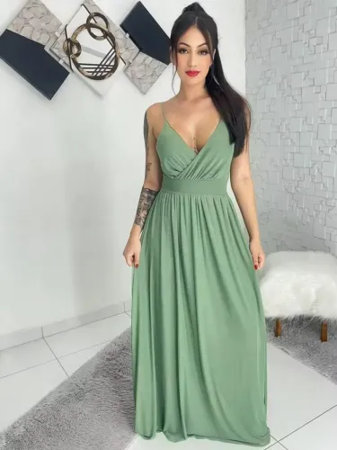 Vestido Verde Oliva