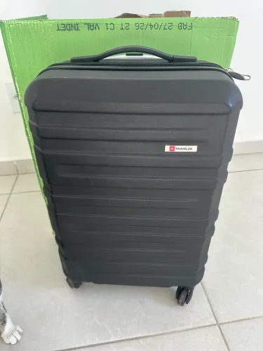 Mala de bordo Travelux Lugano 10kg - Preta