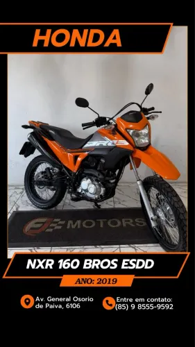 Honda bros 160 Esdd ano 2019,extra Aceitamos cartões e financiamento bancário
