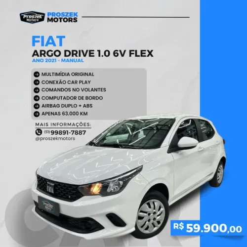 Fiat Argo Drive 1.0 6V Flex 2021