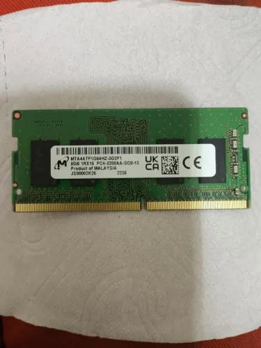 Memória ddr4 8gb 3200mhz sodim
