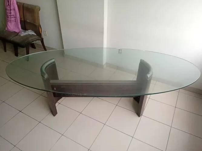 Mesa Tampo de Vidro - PROMOÇÃO