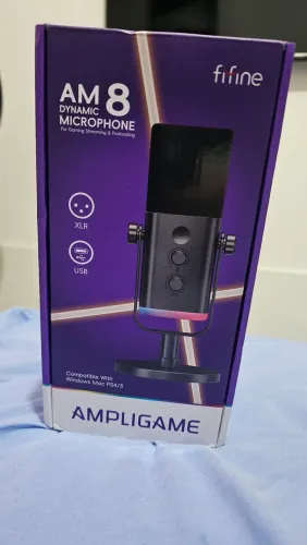 Microfone Fifine Am8 novo lacrado 
