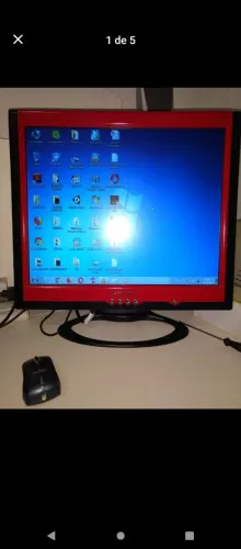 Monitor Gamer Goldship 17 Vermelho Vga