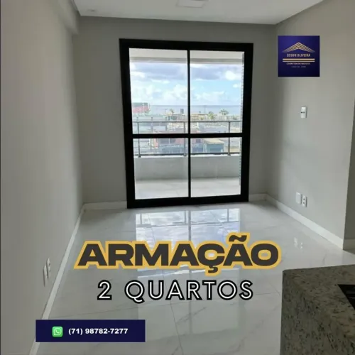 APARTAMENTO 2 QUARTOS, SUÍTE, VARANDA, NASCENTE, 64M² - ARMAÇÃO