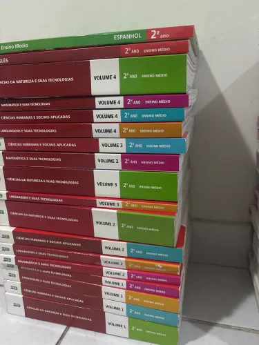 Livros Farias Brito, kit completo 2º EM
