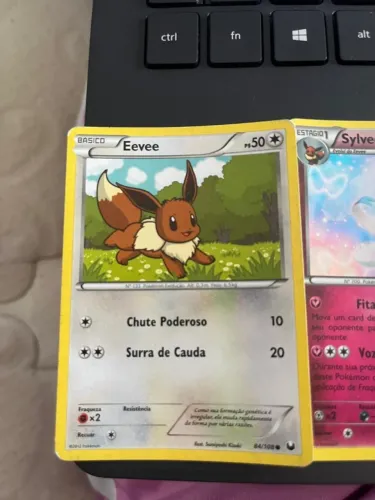 Carta Pokémon - Eevee + Sylveon + Espeon + Glaceon + Vaporeon + Leafeon