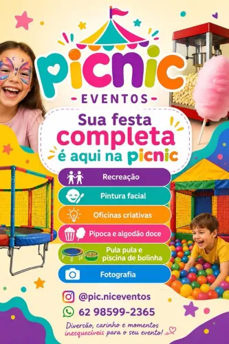 Picnic Eventos - Tudo para sua festa