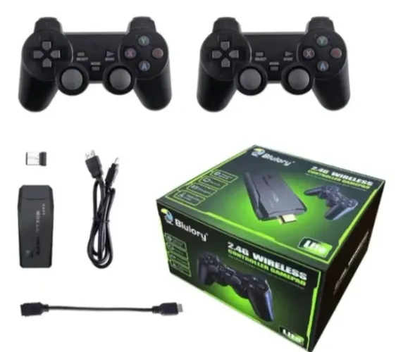 Vídeo Game Retro Stick Lite Sem Fio 64 gb mais de 25 mil jogos