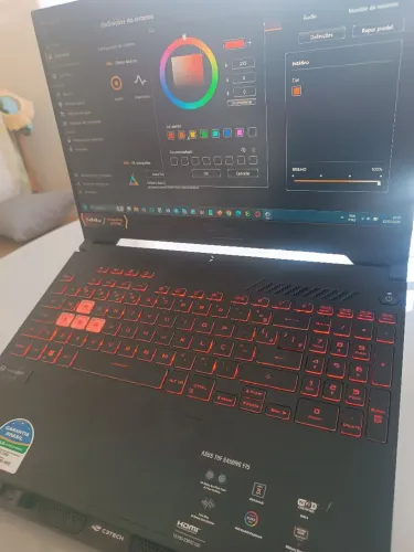 Notebook Gamer ASUS TUF Gaming F15 FX507ZC - 8GB RAM, 512GB SSD, RTX 3050 + Cooler