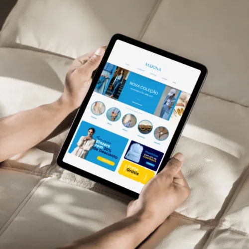 Faço sites institucionais e lojas on-line e de Dropshiping